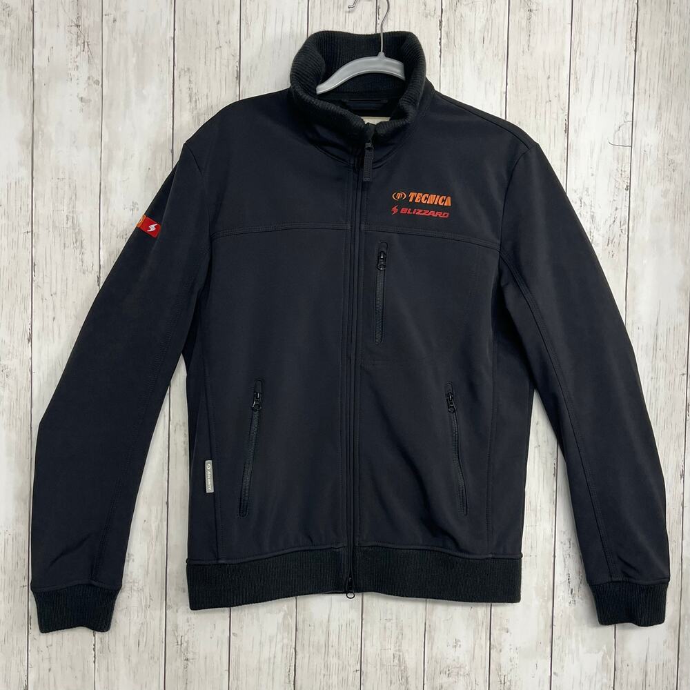 Dolomite x Tecnica Blizzard Men's Softshell Ski Jacket Black Stretch Mid Layer